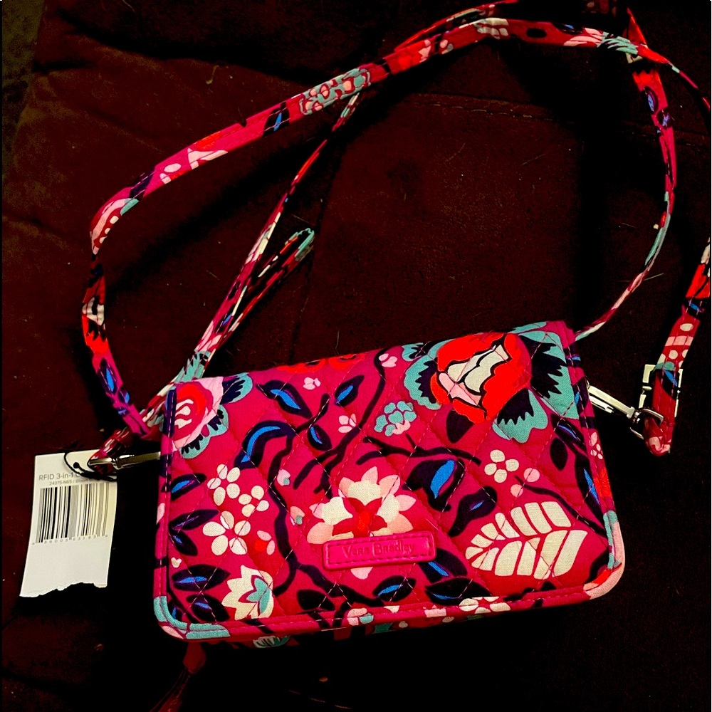 Small Vera Bradley wallet crossbody bag/purse